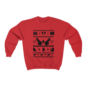 KITTENS & PENISES CHRISTMAS SWEATSHIRT....Unisex Heavy Blend™ Crewneck Sweatshirt