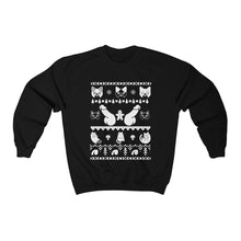 Load image into Gallery viewer, KITTENS &amp; PENISES CHRISTMAS SWEATSHIRT....Unisex Heavy Blend™ Crewneck Sweatshirt