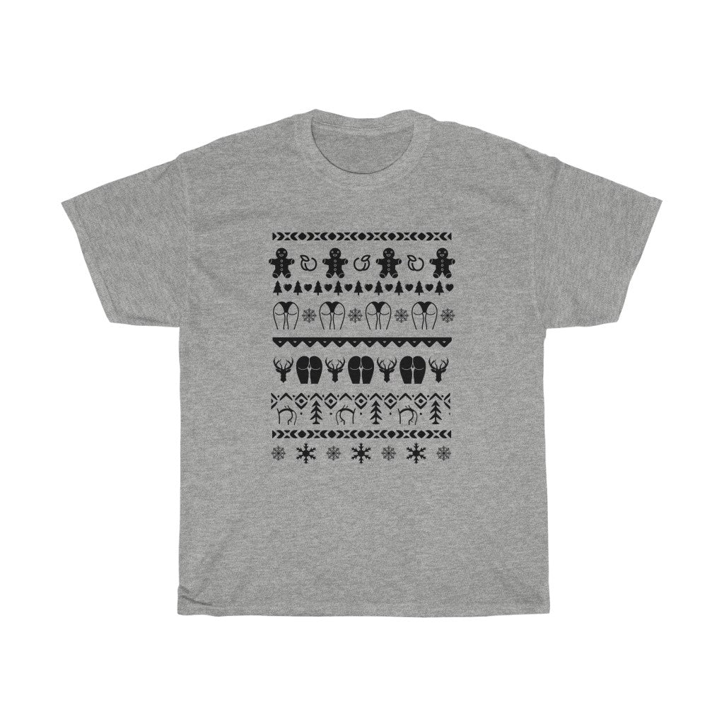 THE CHRISTMAS BOOTY TEE  - Unisex Heavy Cotton Tee